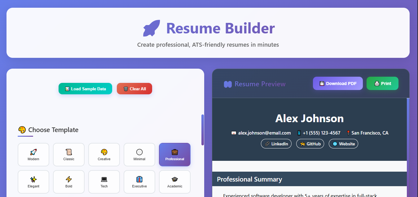 You’ll get a modern and fully responsive web app